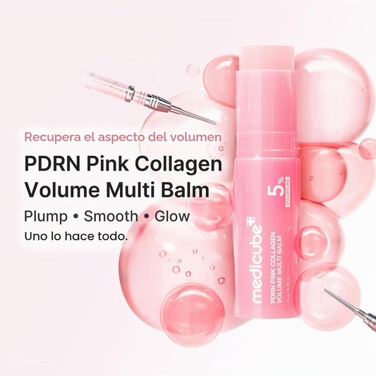 Bálsamo PDRN Voluminizador con Colágeno Rosa MEDICUBE