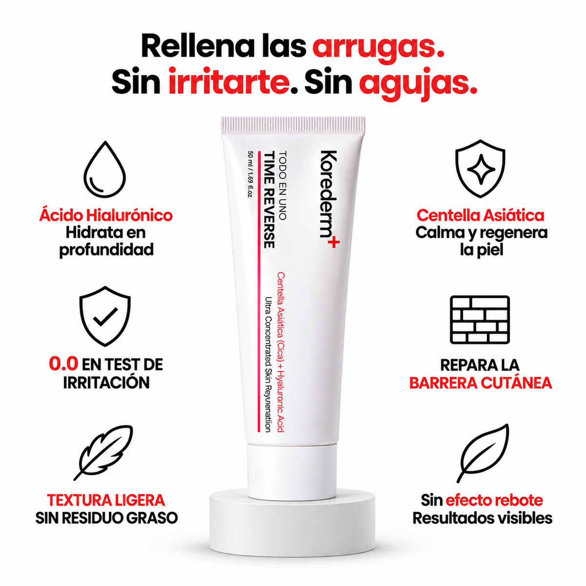 Korederm™ Time Reverse - Crema Antiarrugas (Todo En Uno)