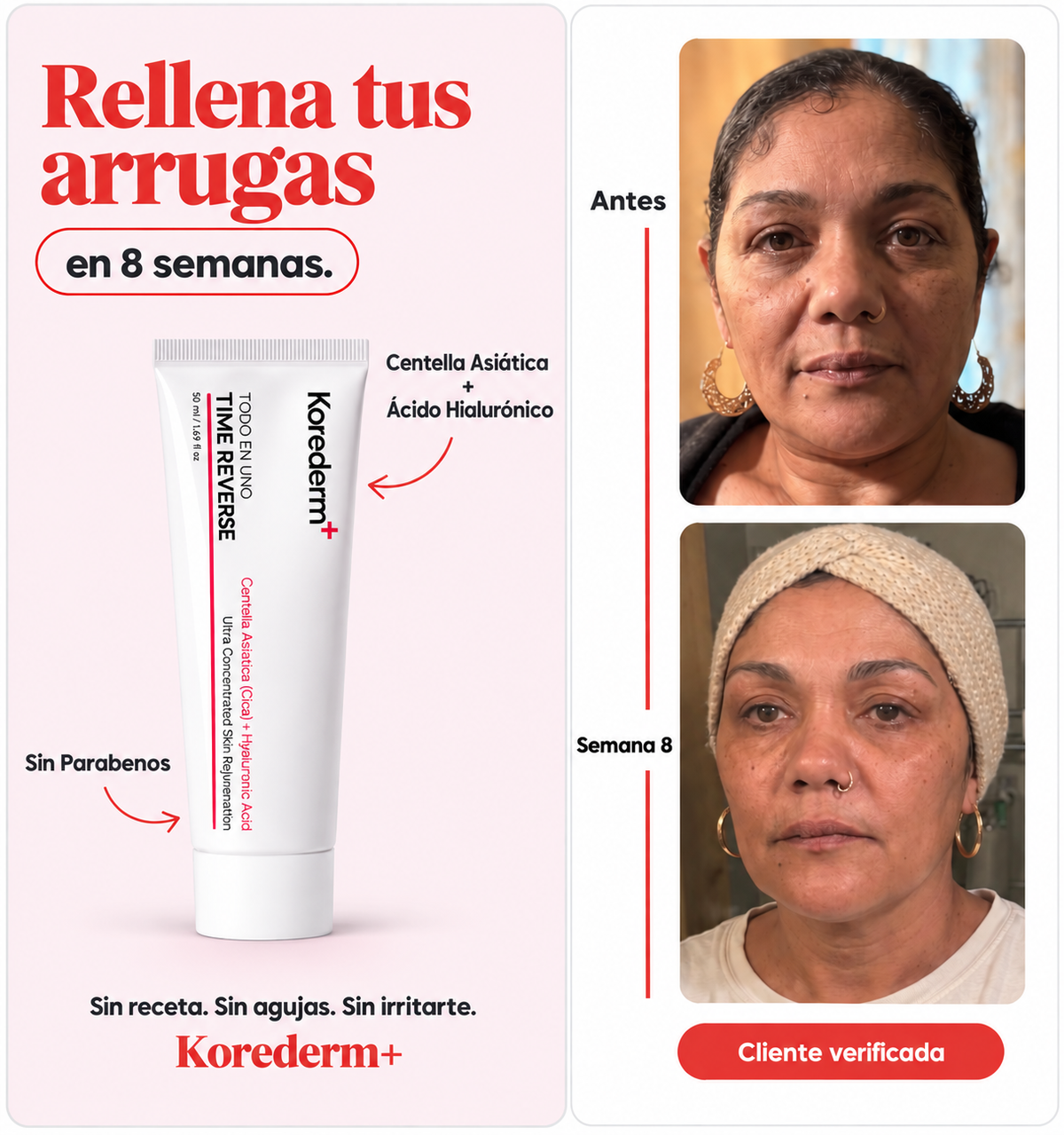 Korederm™ Time Reverse - Crema Antiarrugas (Todo En Uno)