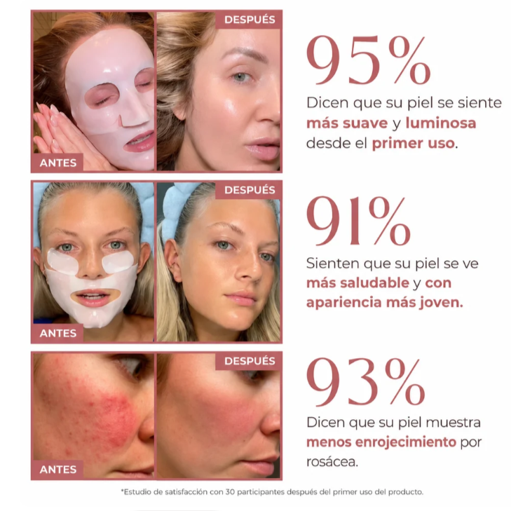 Pack 4 Mascarillas de Biocolágeno Coreano Biodance