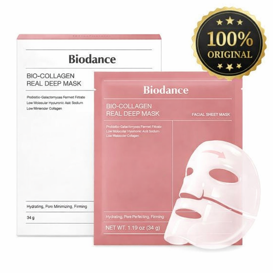Pack 4 Mascarillas de Biocolágeno Coreano Biodance
