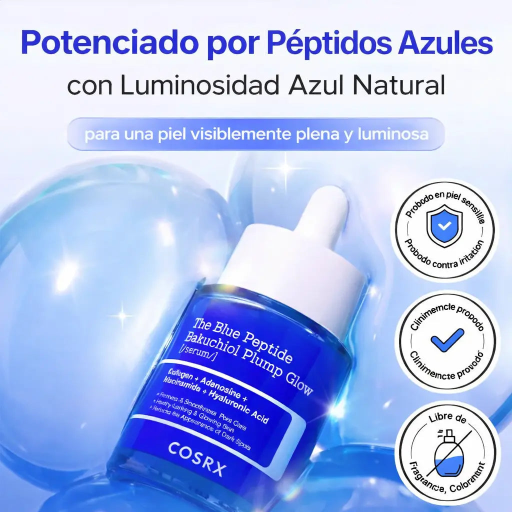 COSRX Sérum de Péptidos Azules con Bakuchiol Efecto Glow