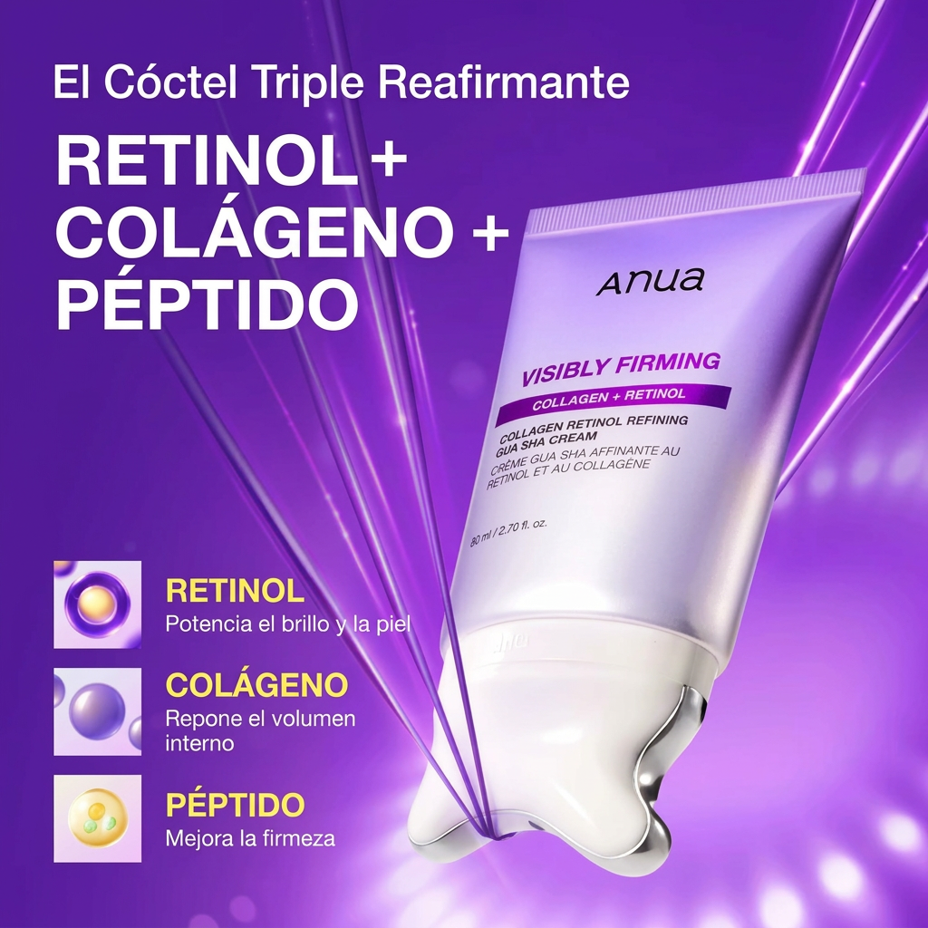 ANUA Crema Gua Sha Refinadora con Colágeno y Retinol